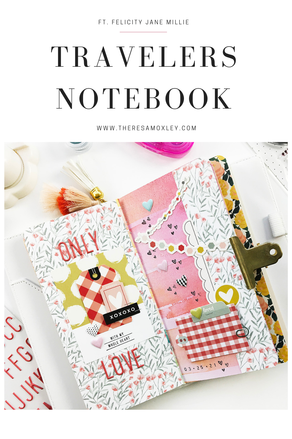 Theresa Moxley Art Journal With Me | Only Love ft Felicity Jane Millie