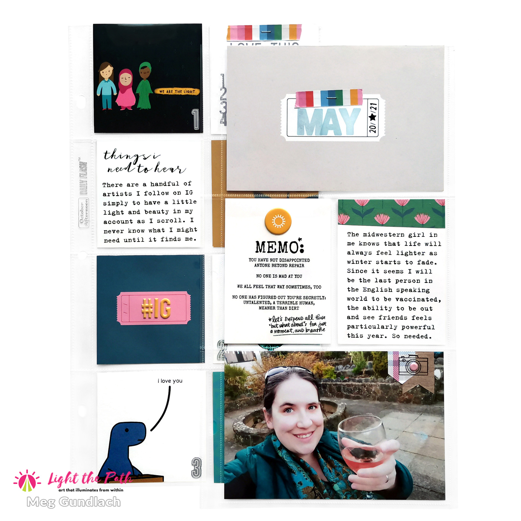 Light The Path Design Team 2021 Meg Gundlach | May Prompt Things I Need To Hear