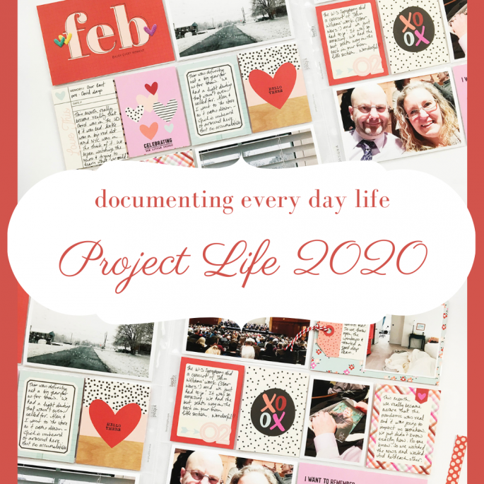 Project Life 2020 | February Monthly Layout ft Simple Stories