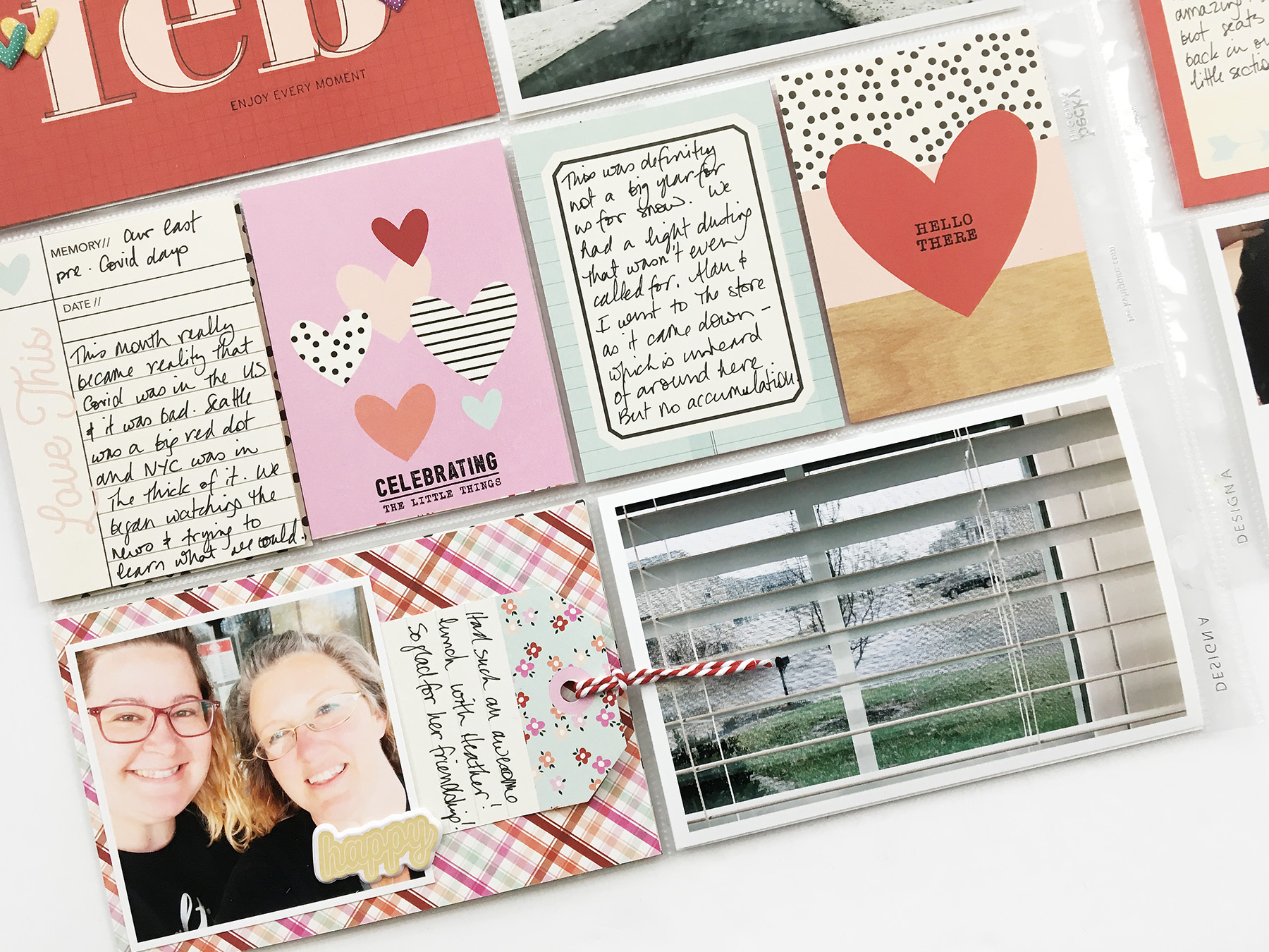 Project Life 2020 | February Monthly Layout ft Simple Stories