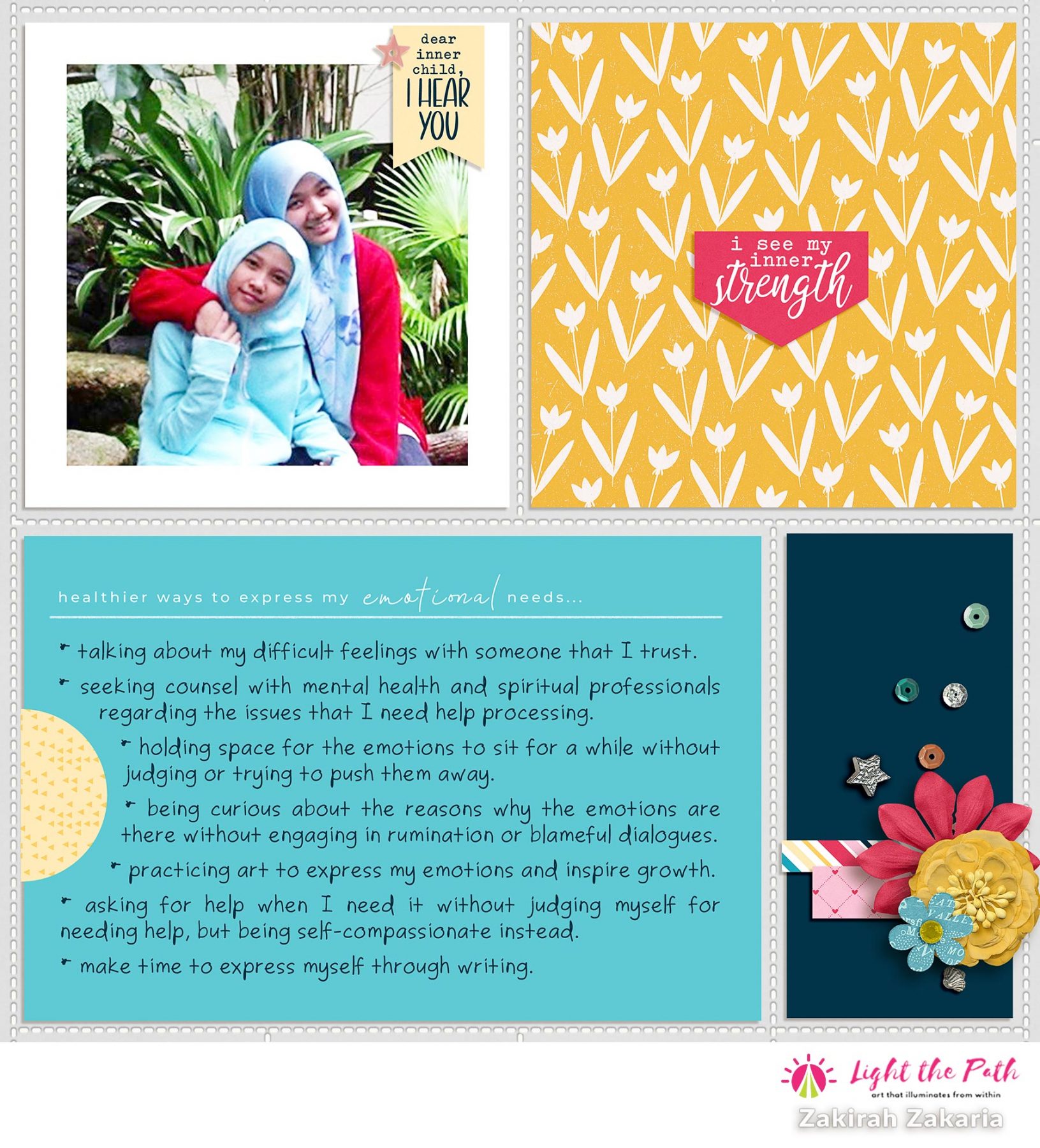 Light the Path 2021 Design Team Zakirah Zakaria Our Inner Child