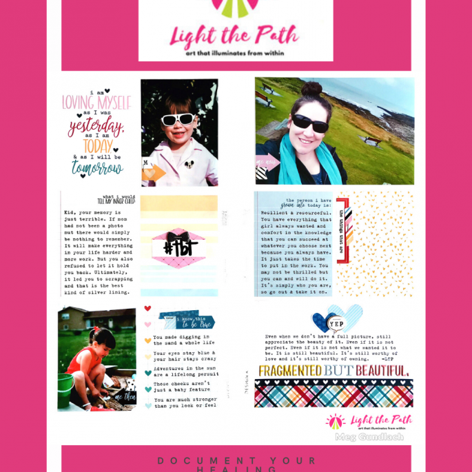 Light The Path Design Team Meg Gundlach | July Prompt Your Inner Child