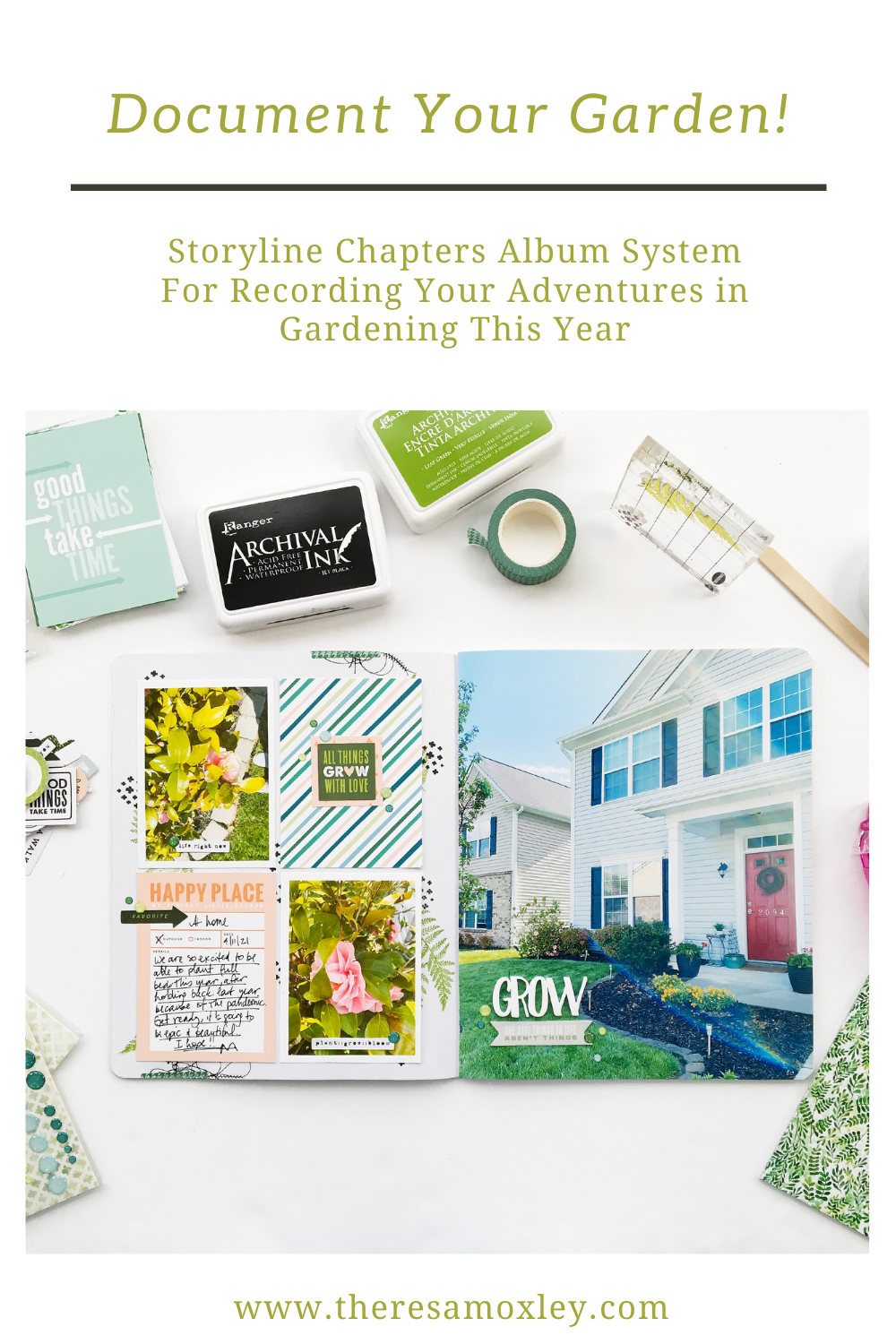 Theresa Moxley Storyline Album Layout | Grow