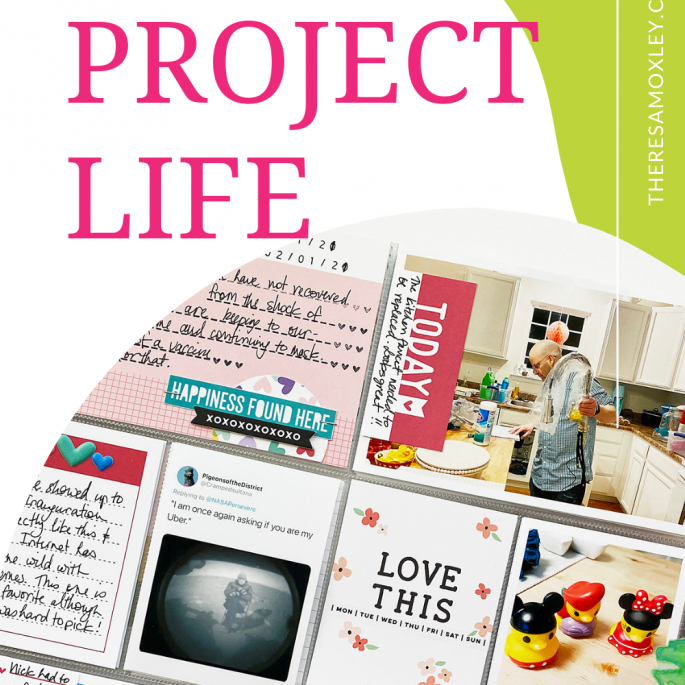 Project Life 2021 February Monthly Layout Ft. Elles Studio