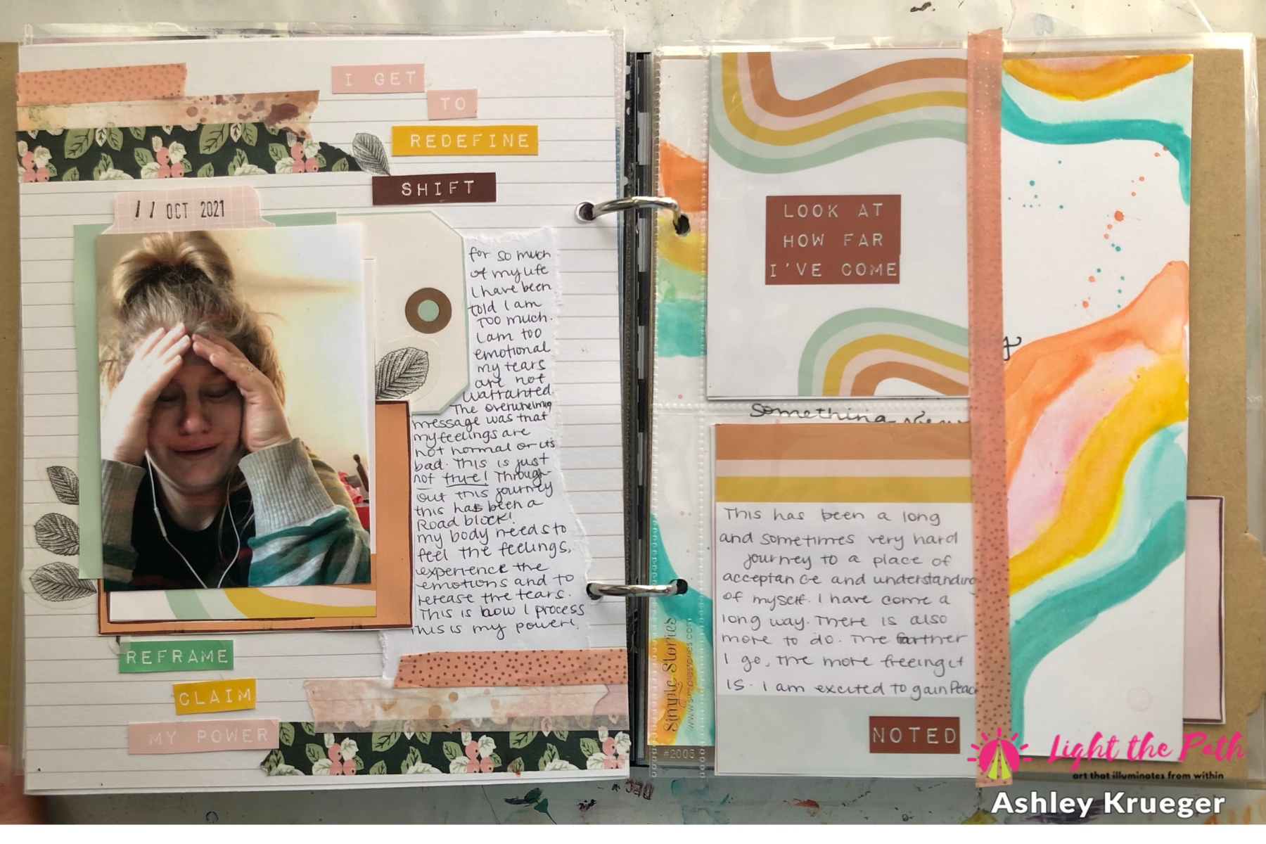Light The Path 2021 Design Team Ashley Krueger October Spread