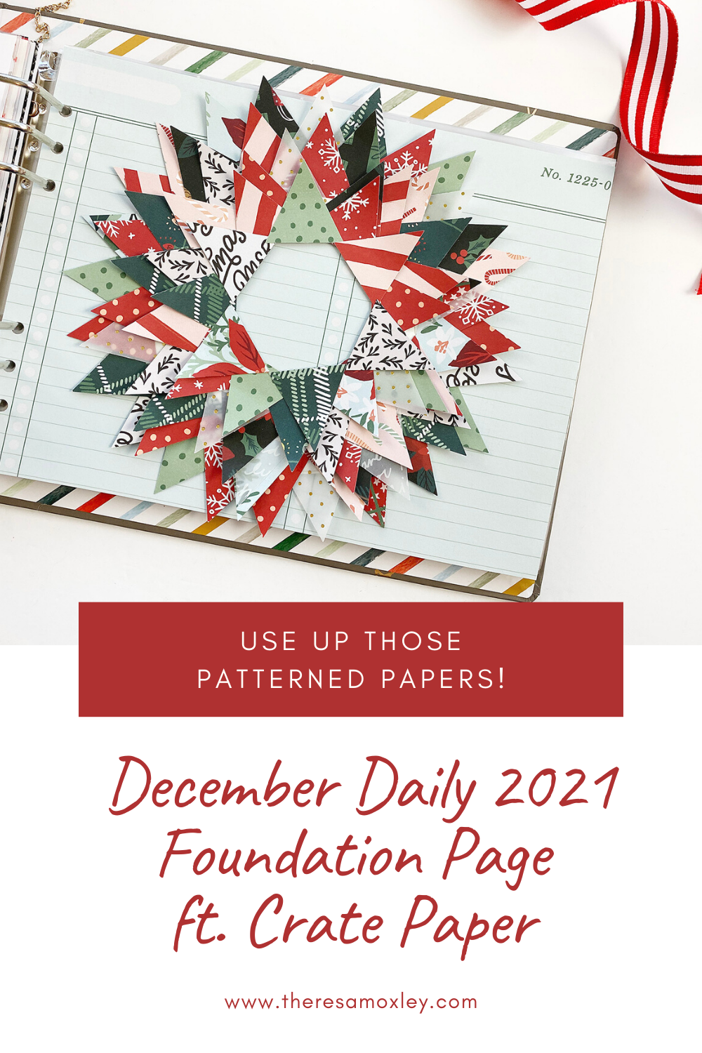 December Daily 2021 Foundation Pages ft Crate Paper Busy Sidewalks