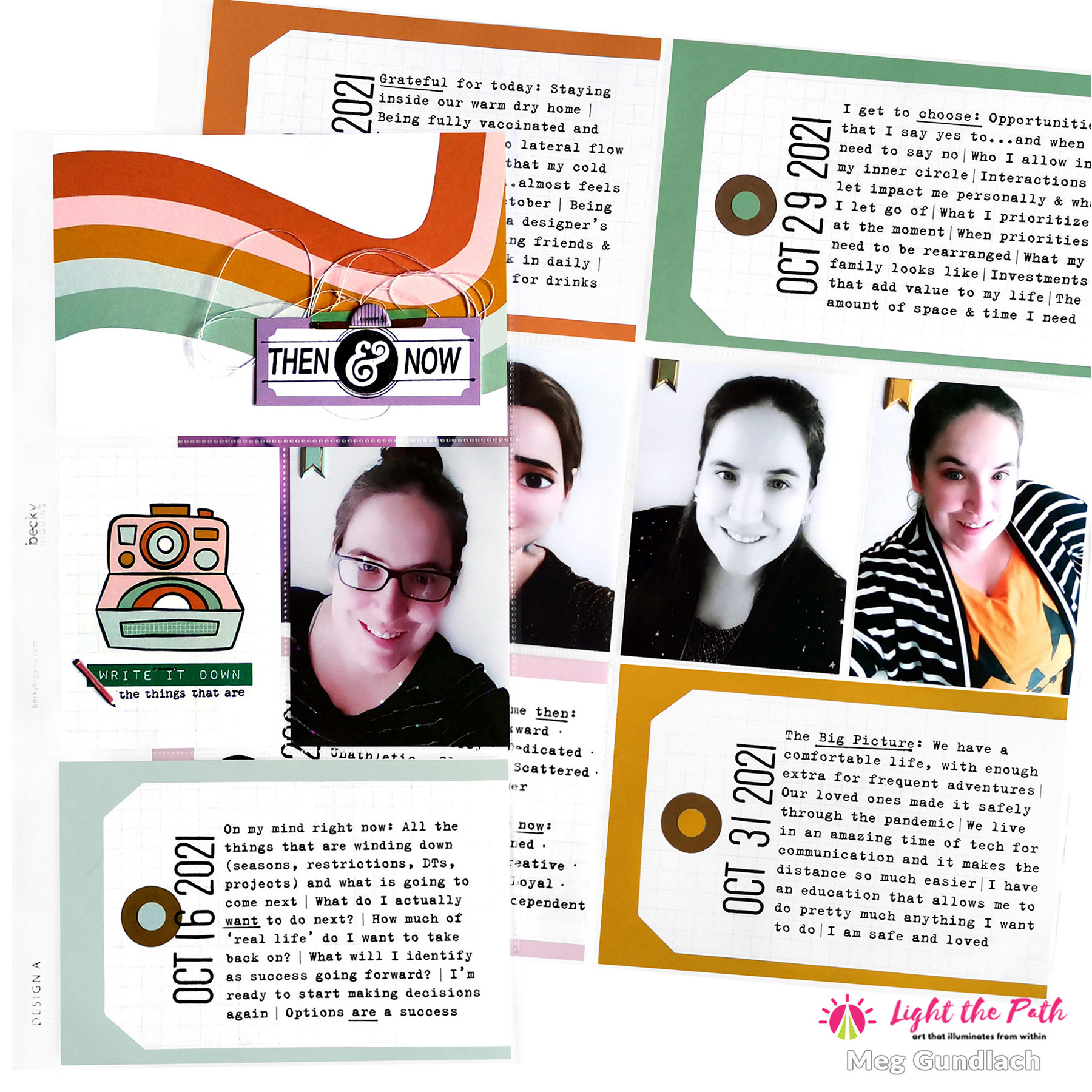 Light The Path Design Team 2021 Meg Gundlach October Then & Now