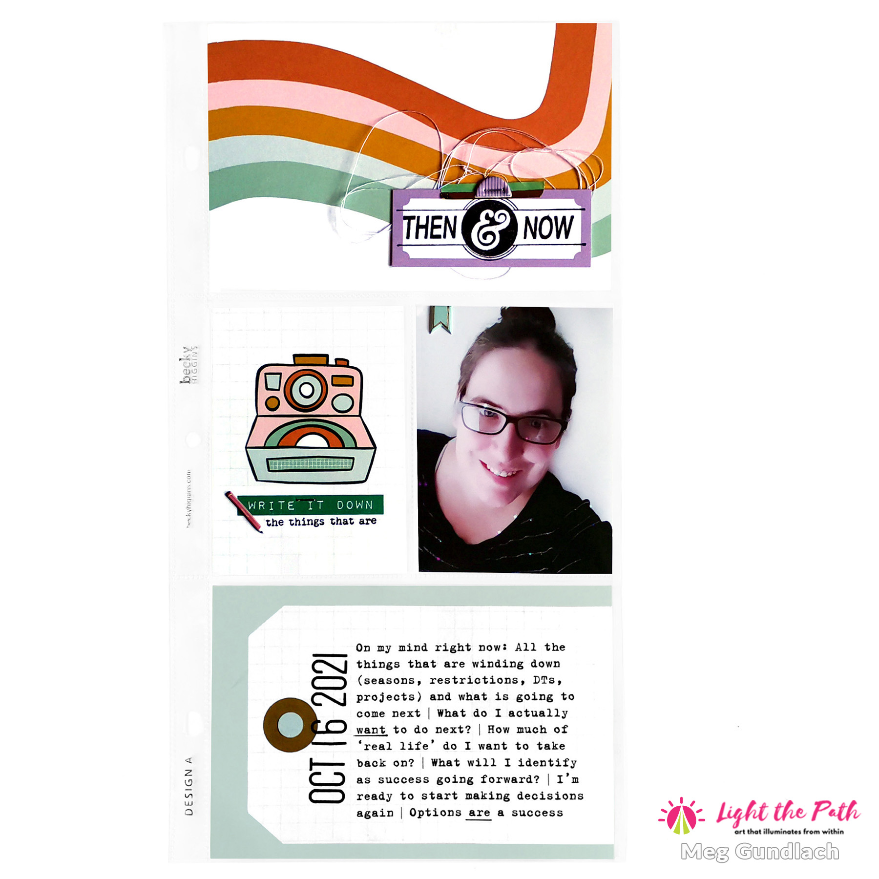 Light The Path Design Team 2021 Meg Gundlach October Then & Now