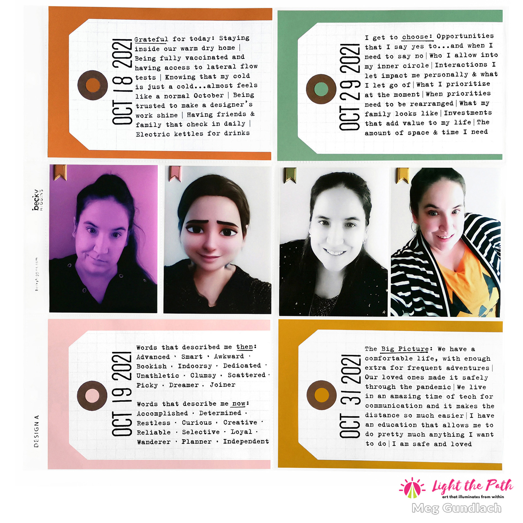 Light The Path Design Team 2021 Meg Gundlach October Then & Now