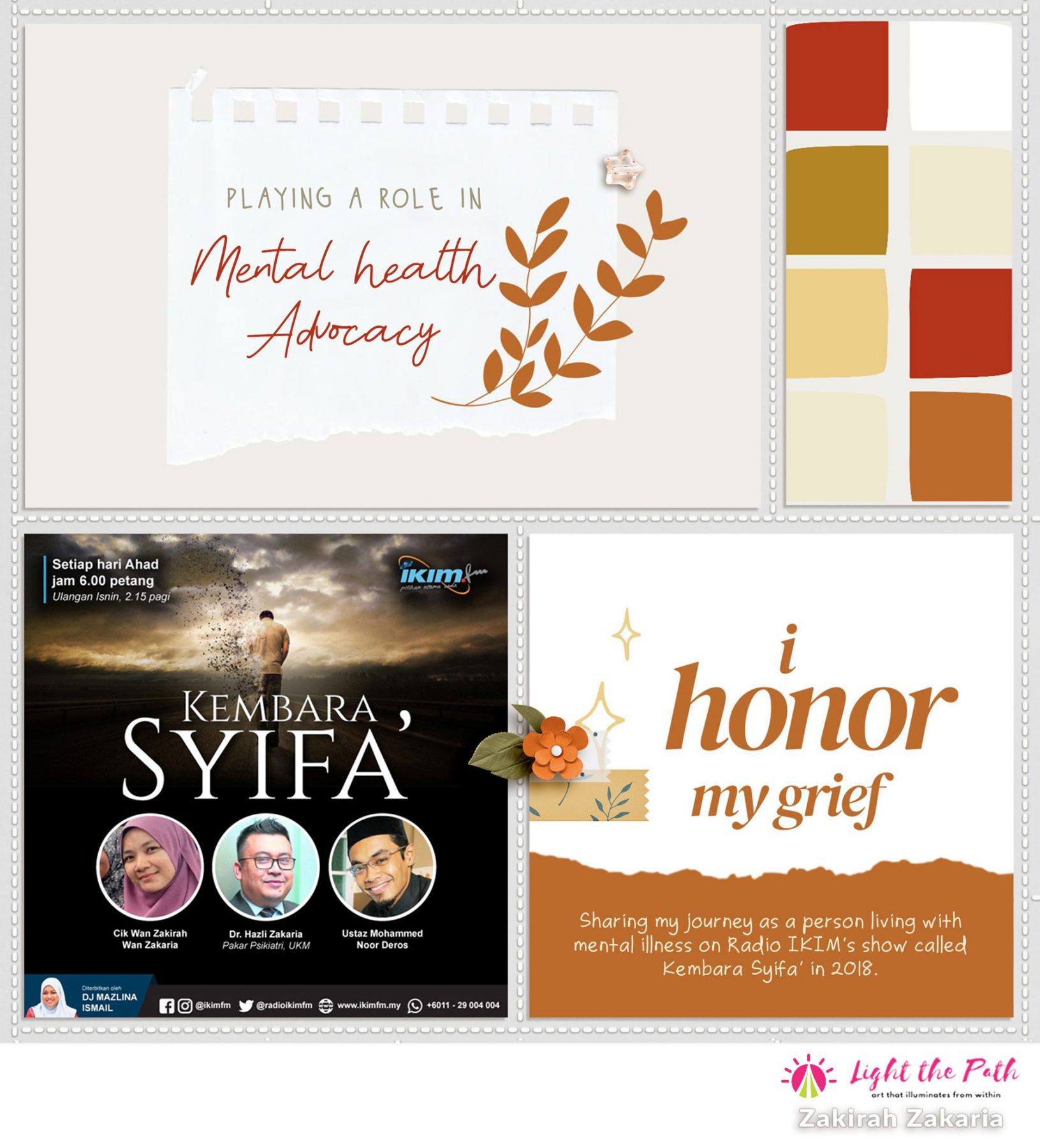 Light the Path 2021 Design Team Zakirah Zakaria | Grief & Loss