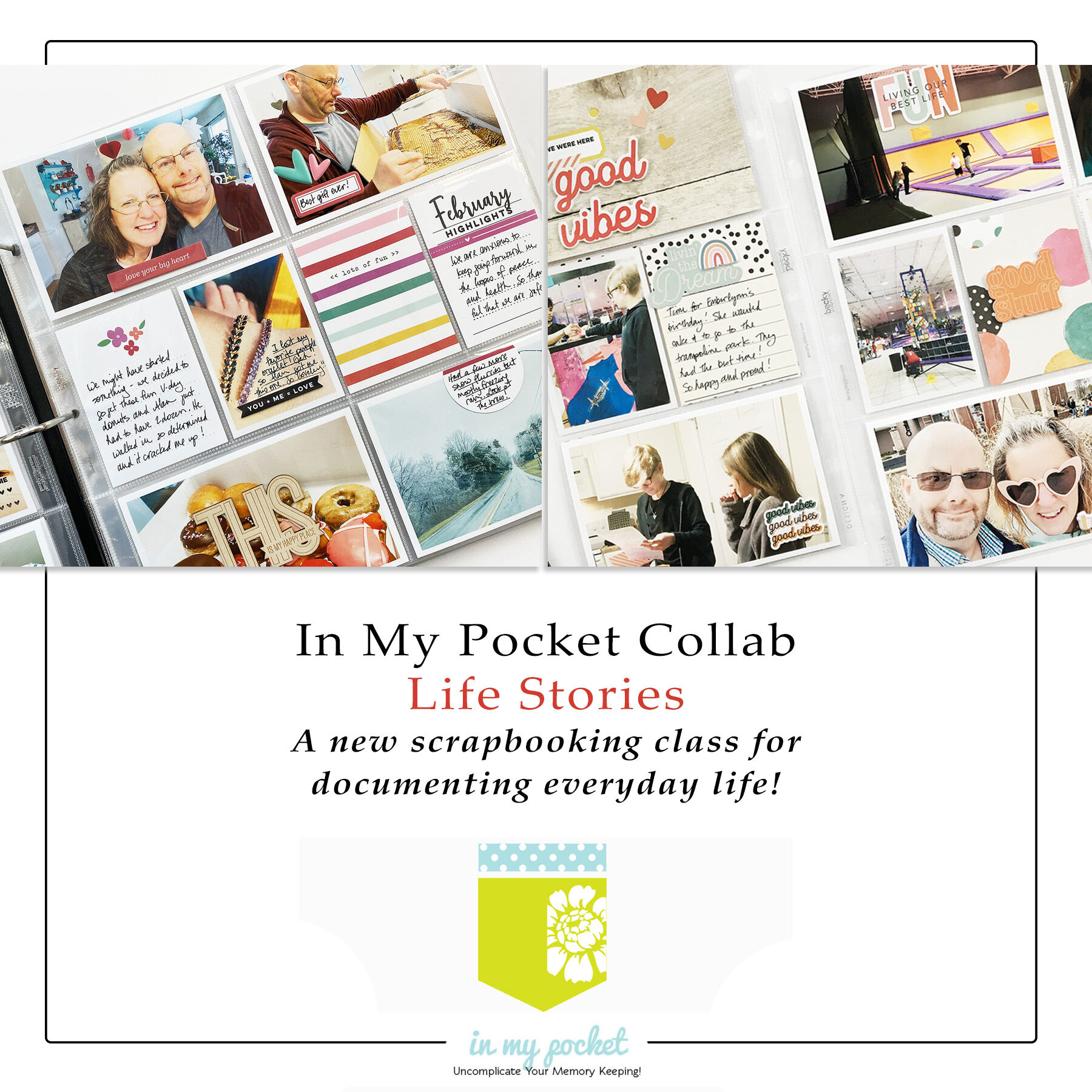 In My Pocket Collab Life Stories Memory Keeping Class