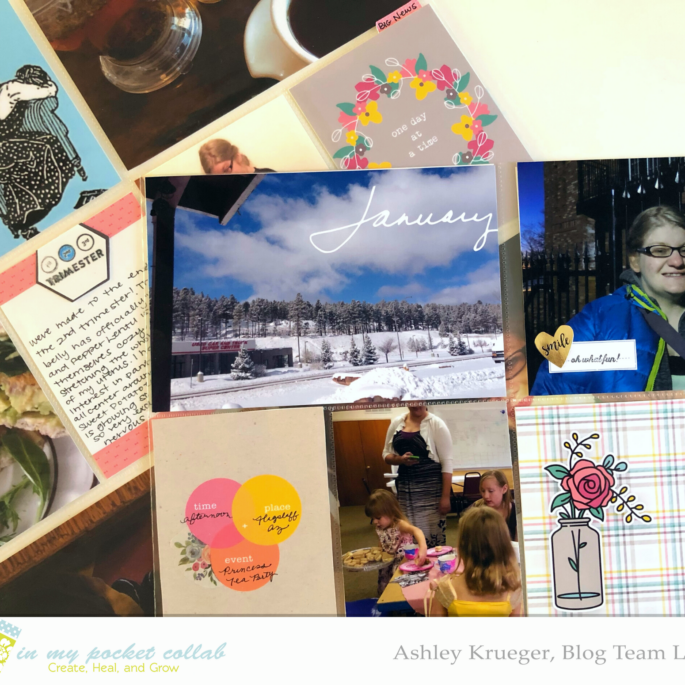 IMP Design Team Ashley Krueger | January Pocket Pages