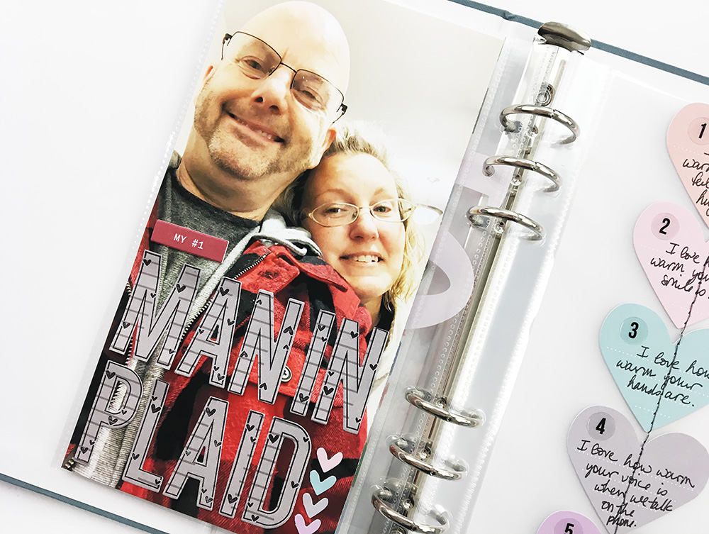 Travelers Notebook Layout | Man In Plaid ft Elles Studio