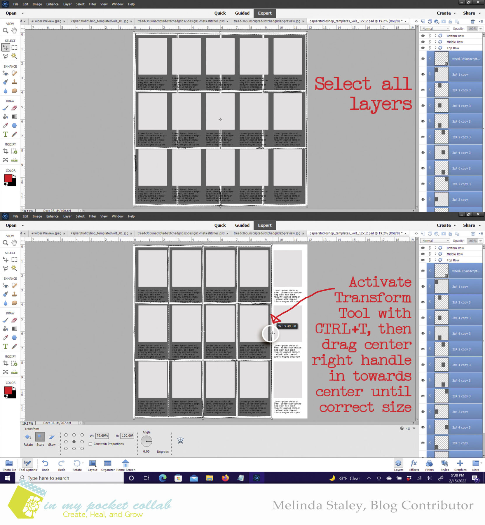 IMP Blog Team Melinda Staley | Week 3 – Customizing a Page Template