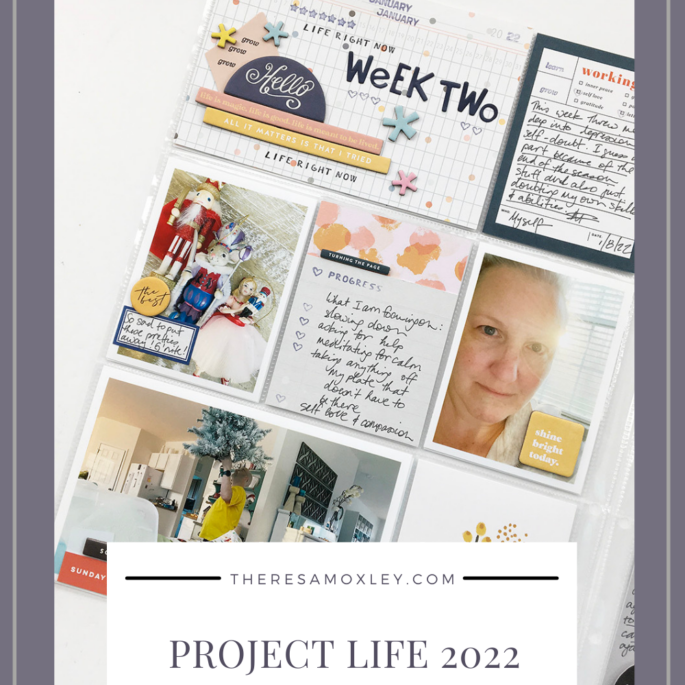 Theresa Moxley | 2022 Project Life Week 02 ft Studio Calico Documenter Kits