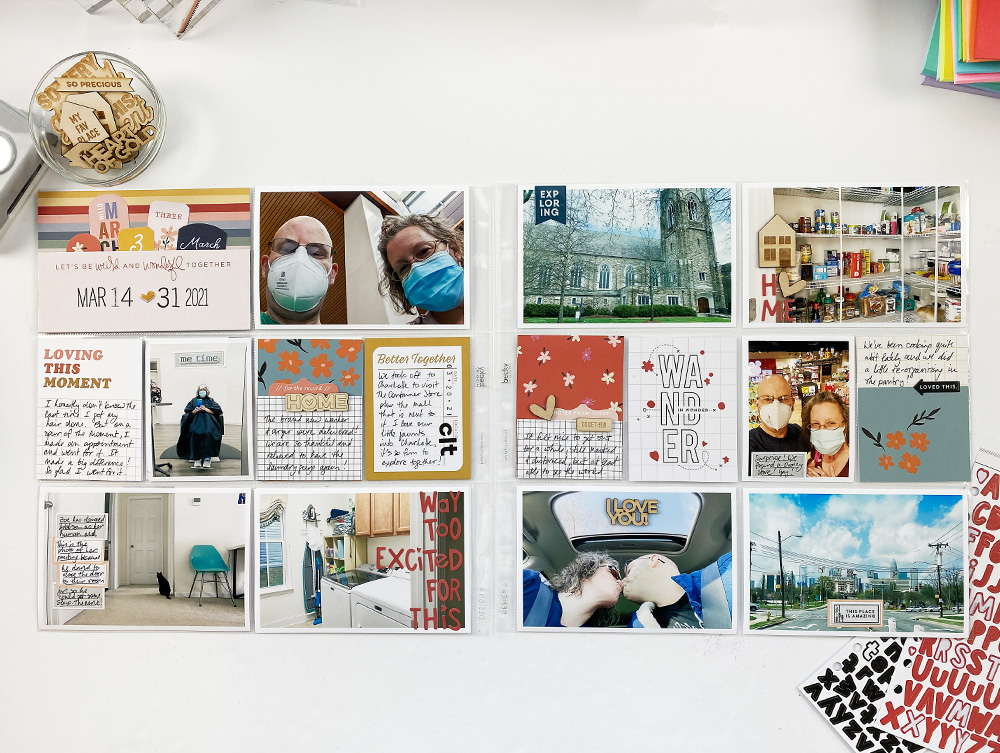 Theresa Moxley Project Life 2021 March Bi-Monthly