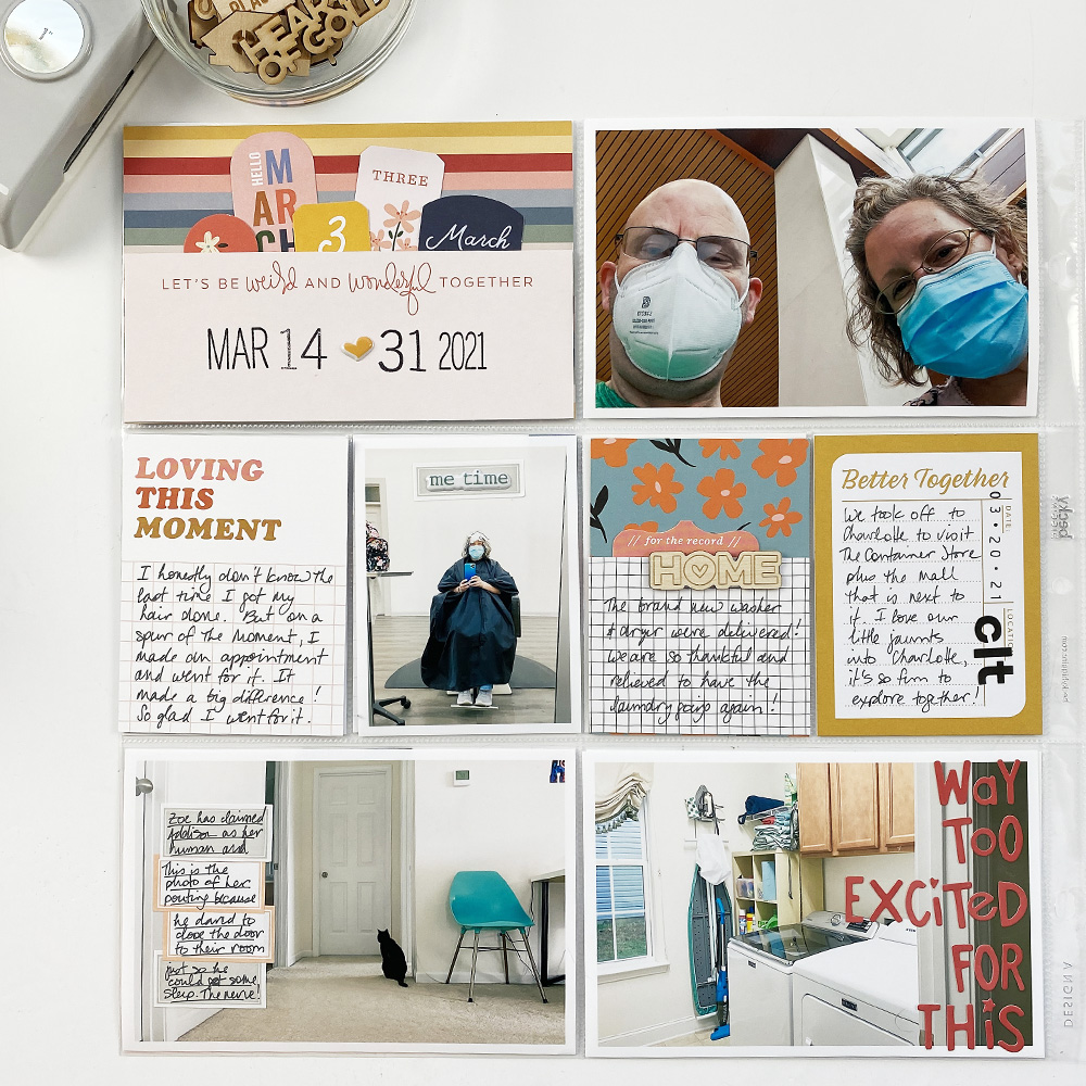 Theresa Moxley Project Life 2021 March Bi-Monthly