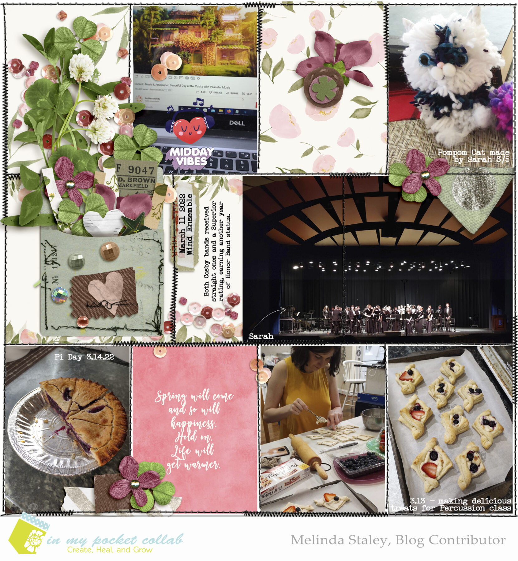 IMP Design Team Melinda Staley | March Pages, Part 1