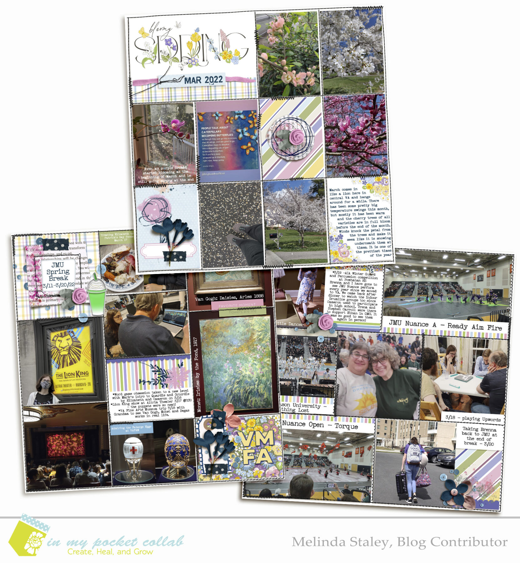 IMP Design Team Melinda Staley | March Pages, Part 2