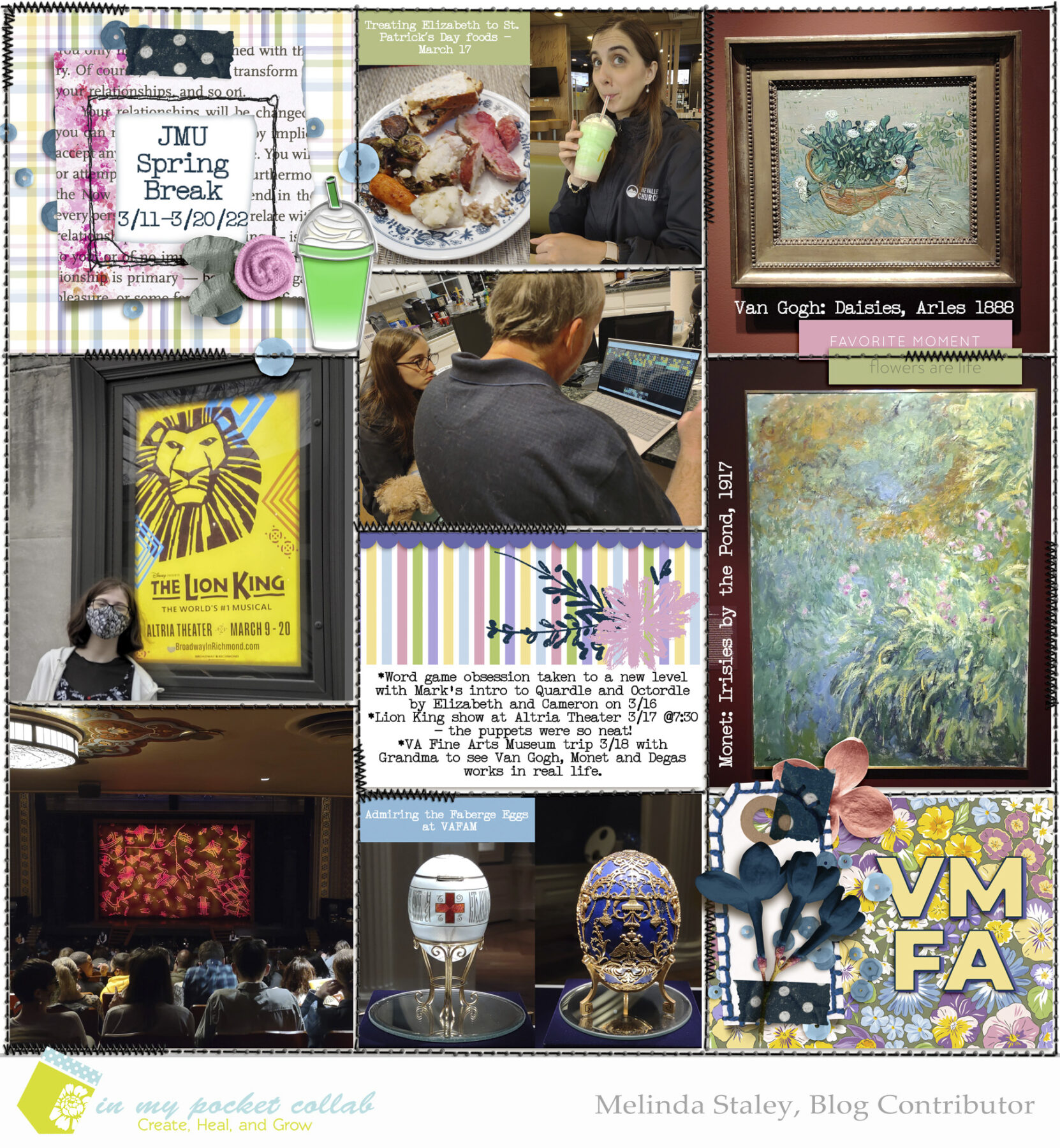 IMP Design Team Melinda Staley | March Pages, Part 2