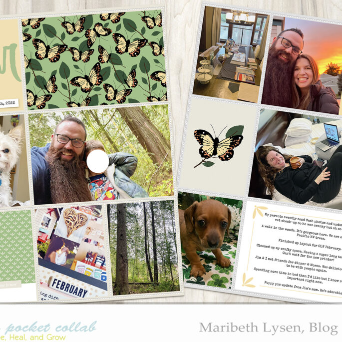 IMP Design Team Maribeth Lysen | March Hybrid Pocket Pages