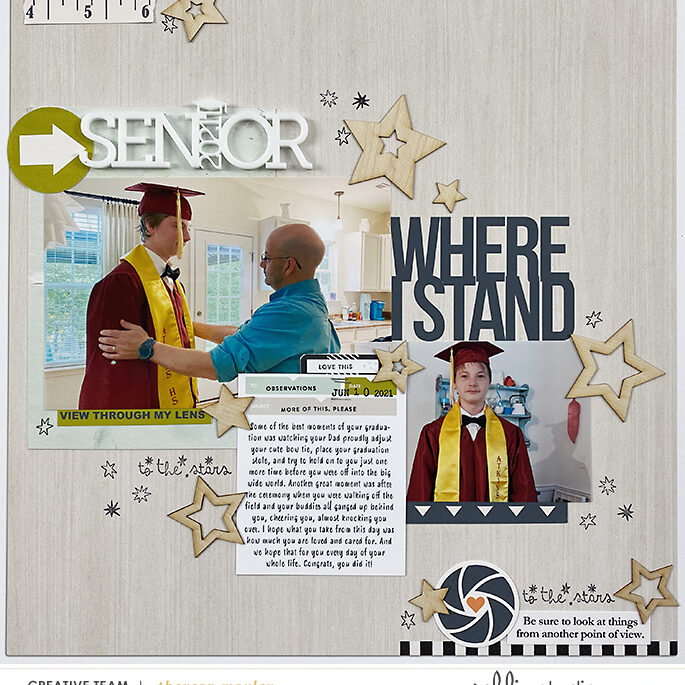 Sahlin Studio Design Team | Hybrid Layout For Addison's Graduation