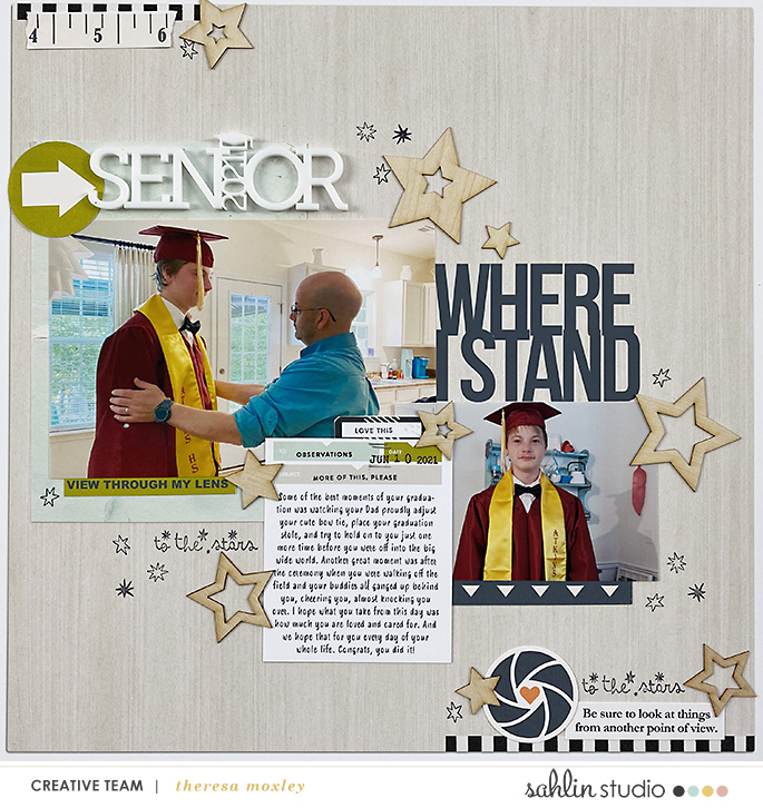 Sahlin Studio Design Team | Hybrid Layout For Addison's Graduation