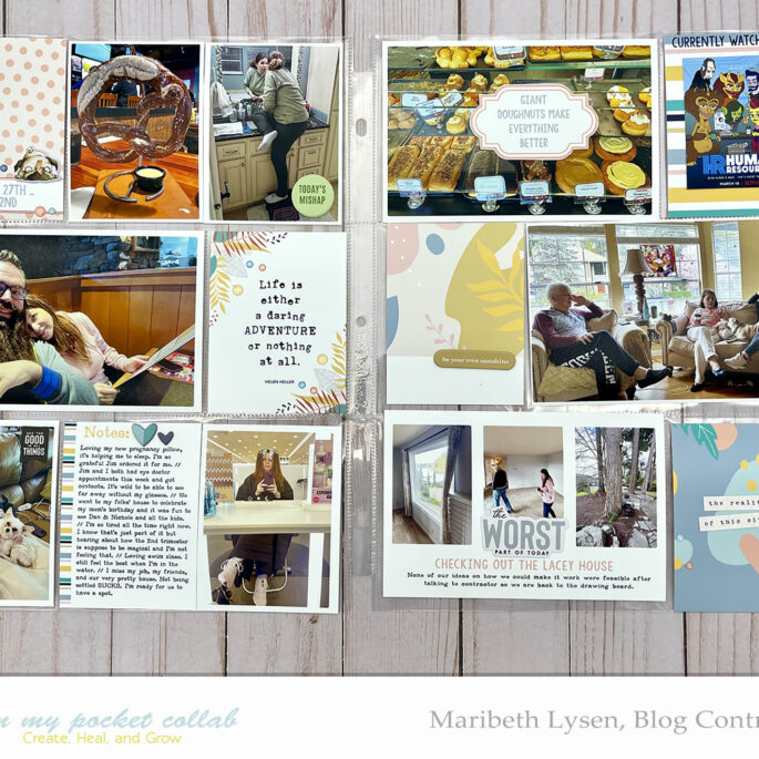 IMP Design Team Maribeth Lysen | Discover Life Collection Hybrid Pocket Pages
