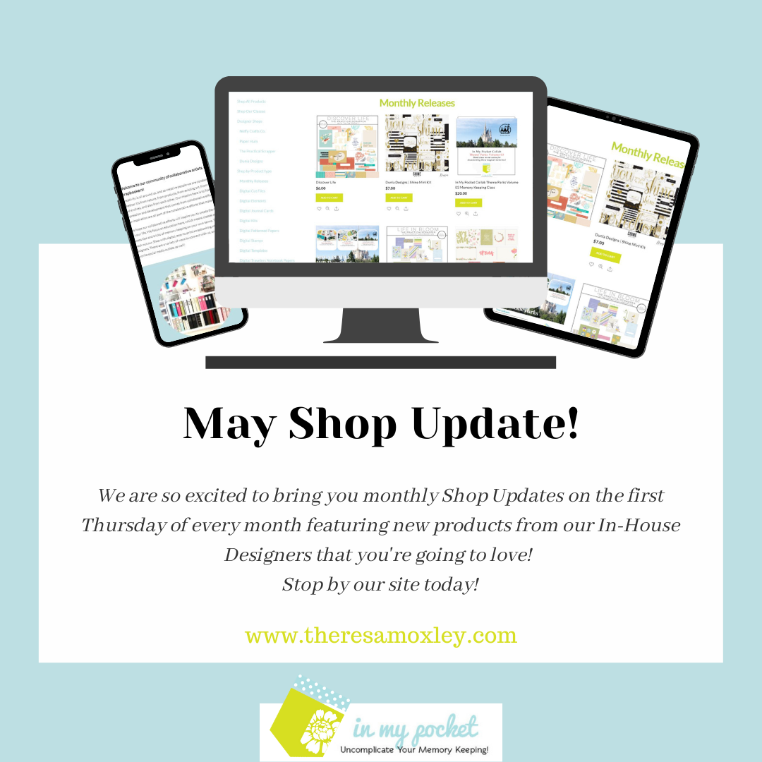 In My Pocket May Shop Updates!!!