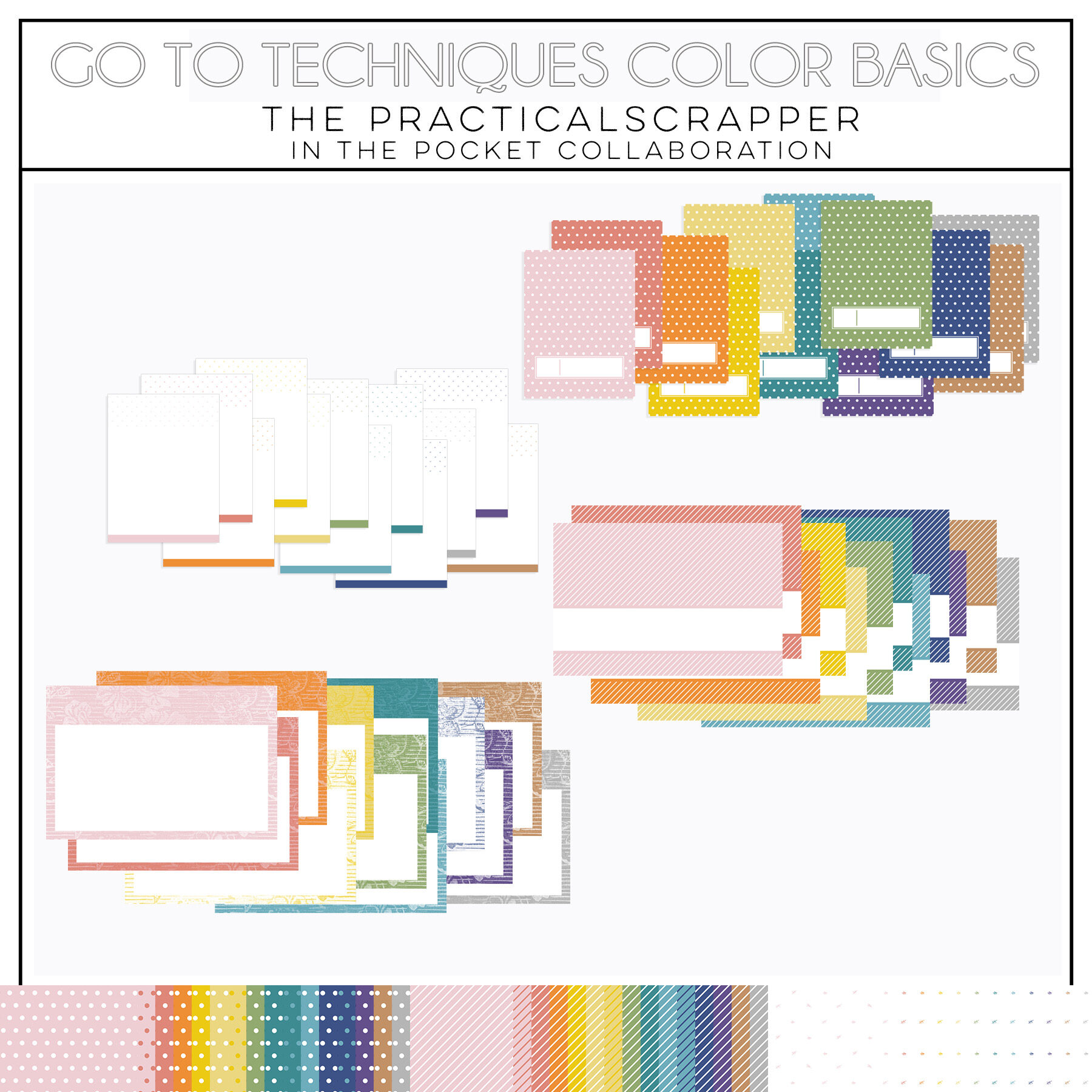 The Practical Scrapper Go To Techniques Color Basics Add-On Kit
