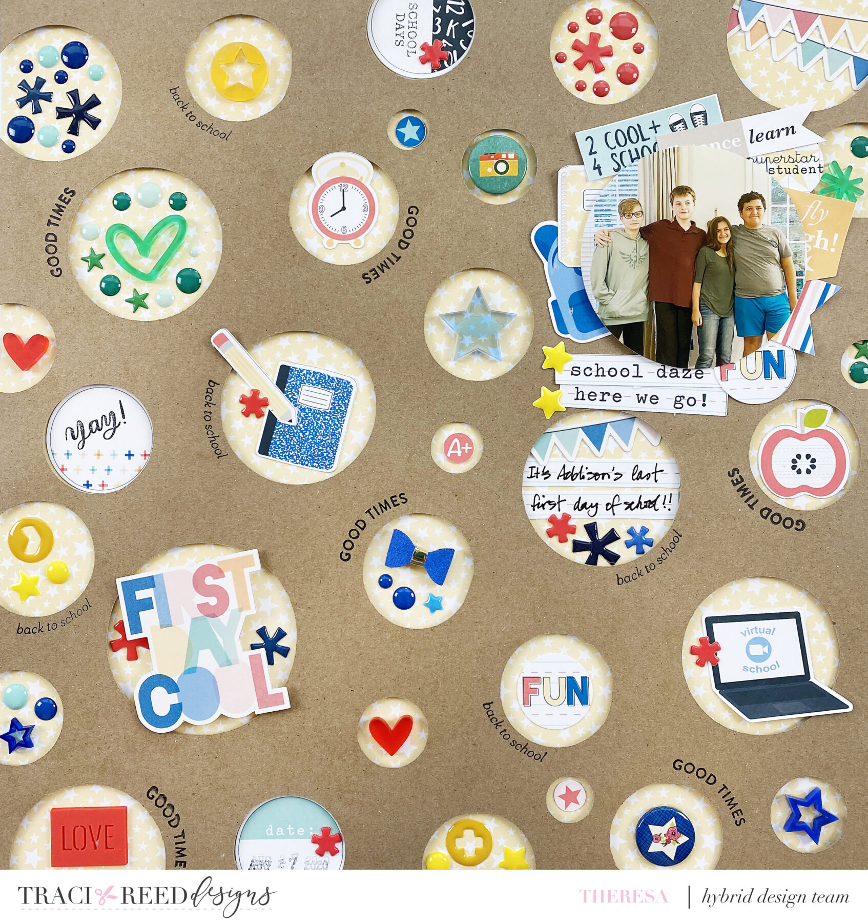 Theresa Moxley | Traci Reed CT May '22 Scrapbook Layouts