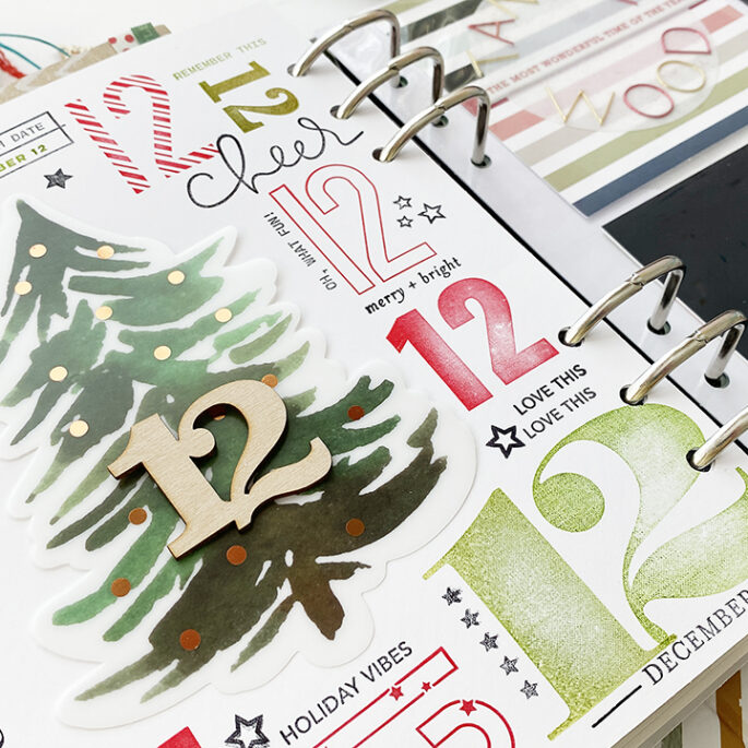 Stretch Your Stamps YouTube Hop | Theresa Moxley December Daily 2021 Day 12