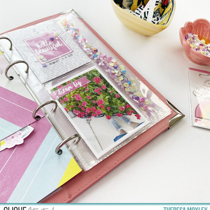 Clique Kits Creative Team Travelers Notebook Layout ft Here Comes the Sun