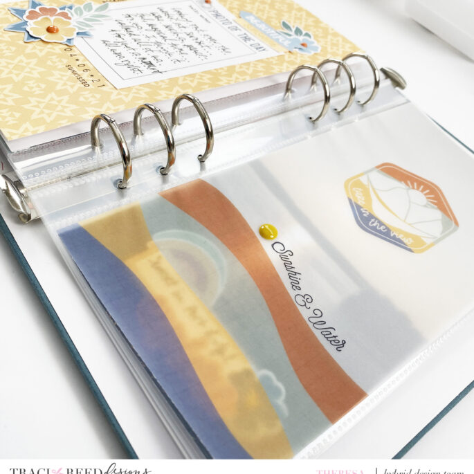 Traci Reed Designs CT Summer Camp Traveler's Notebook Layout