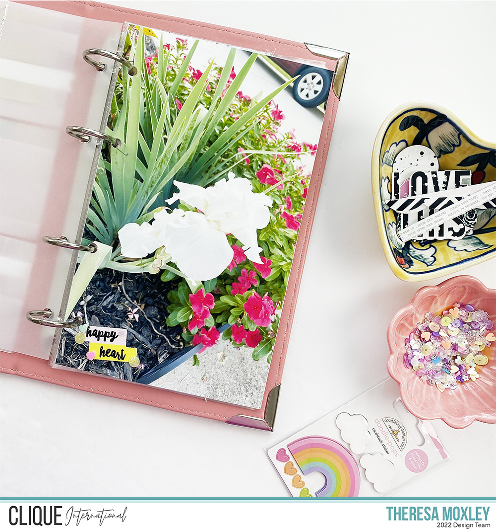 Clique Kits Creative Team Travelers Notebook Layout ft Here Comes the Sun