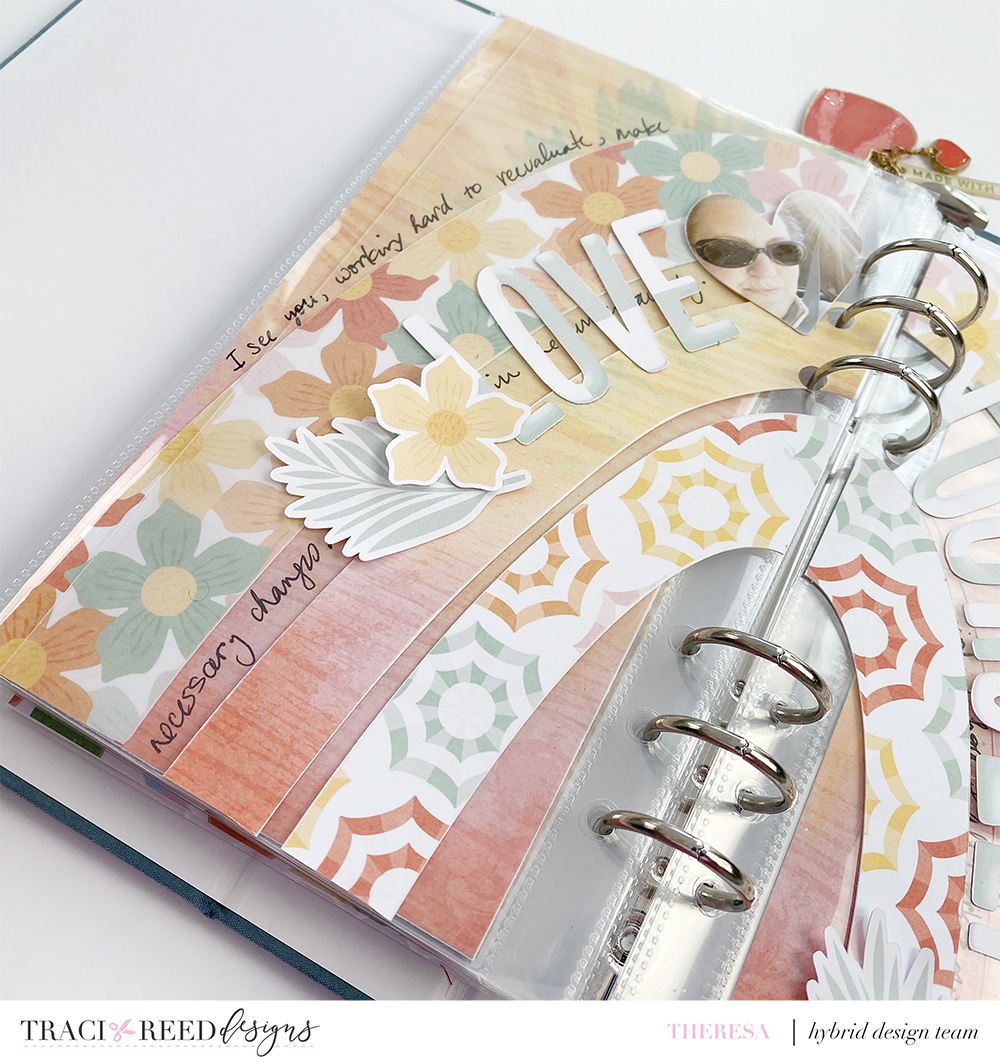 Traci Reed Designs Creative Team | Love Yourself Travelers Notebook Layout