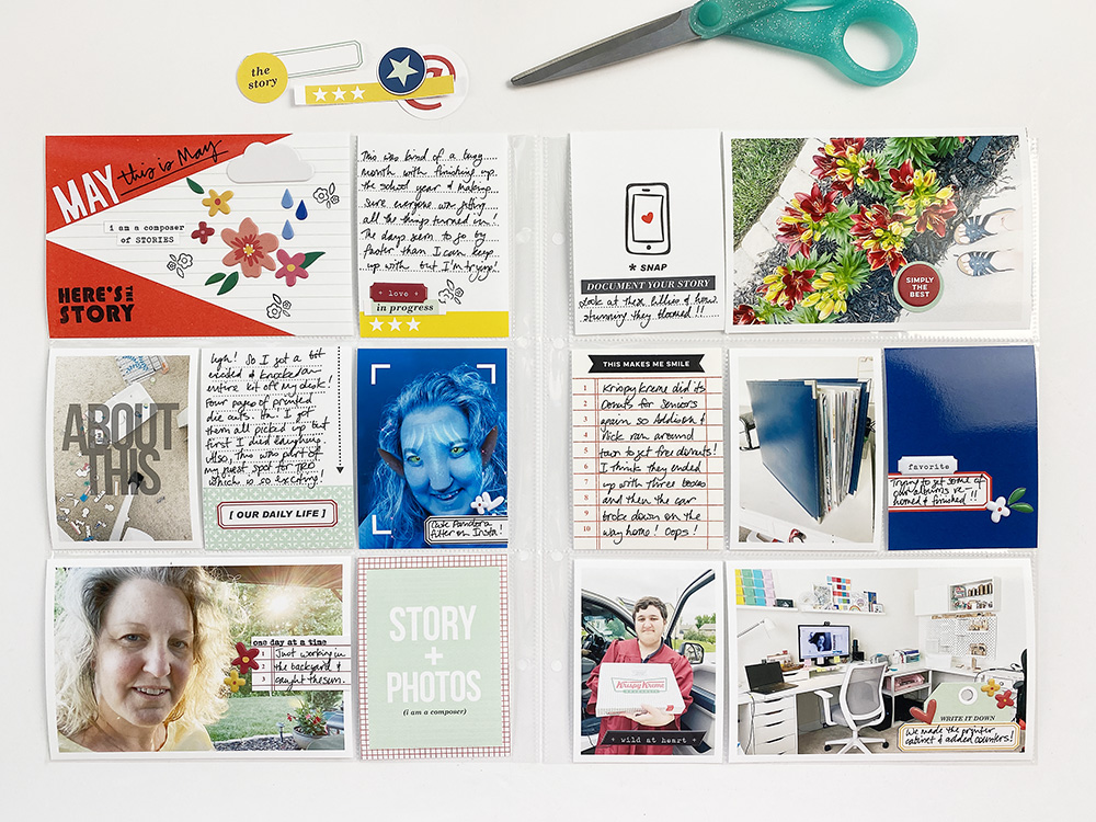 Sahlin Studio Creative Team | 2022 Project Life Layout With September Featured Kit Composition