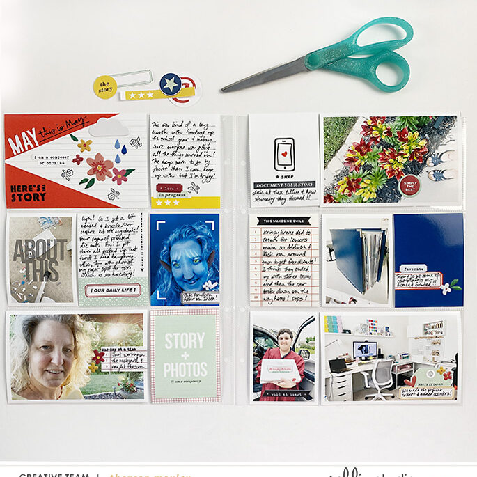 Sahlin Studio Creative Team | 2022 Project Life Layout With September Featured Kit Composition