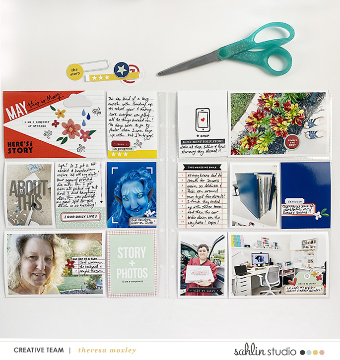 Sahlin Studio Creative Team | 2022 Project Life Layout With September Featured Kit Composition