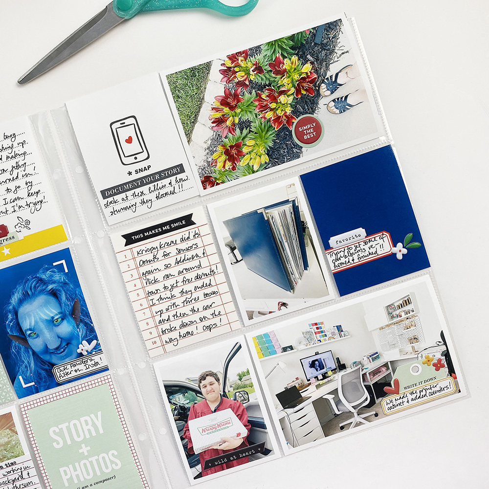 Sahlin Studio Creative Team | 2022 Project Life Layout With September Featured Kit Composition