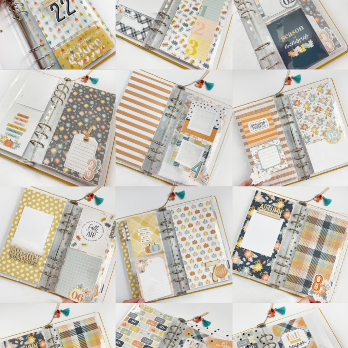 Traci Reed Creative Team | October Daily Foundation Pages AND November Gratitude Project with Goldenrod Digital Kit