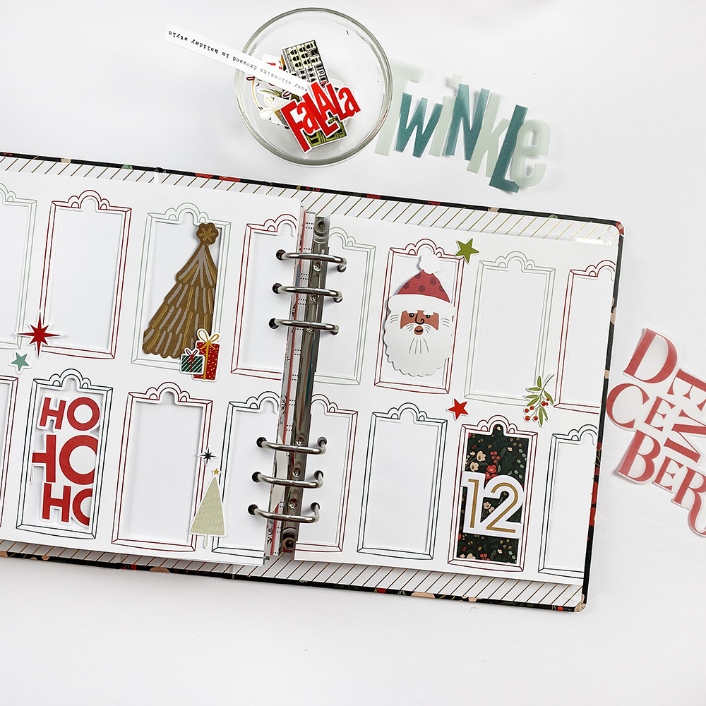 December Daily 2022 Foundation Pages Part 02 | With Ali Edwards Digital Main Kit