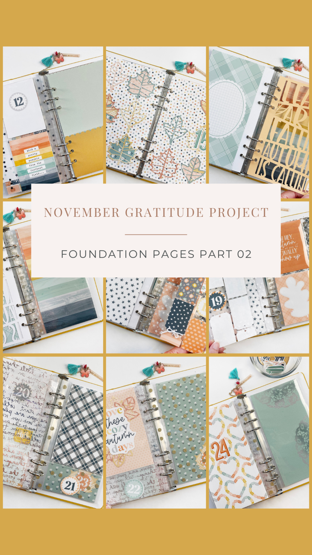Traci Reed Creative Team | November Gratitude Project With Goldenrod Part 02