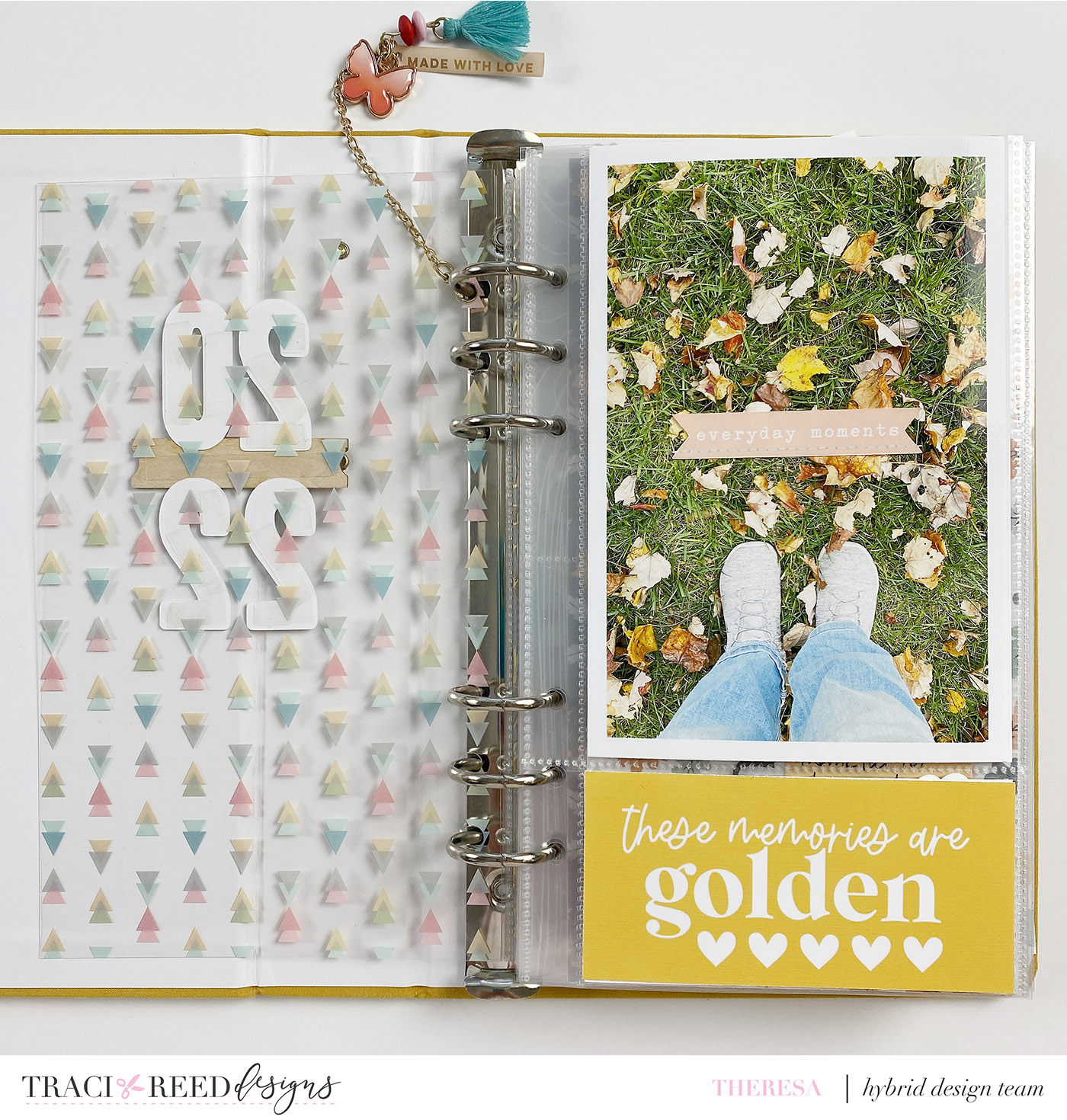 Theresa Moxley Traci Reed Creative Team | November Gratitude Project With Goldenrod Days 01 Through 07