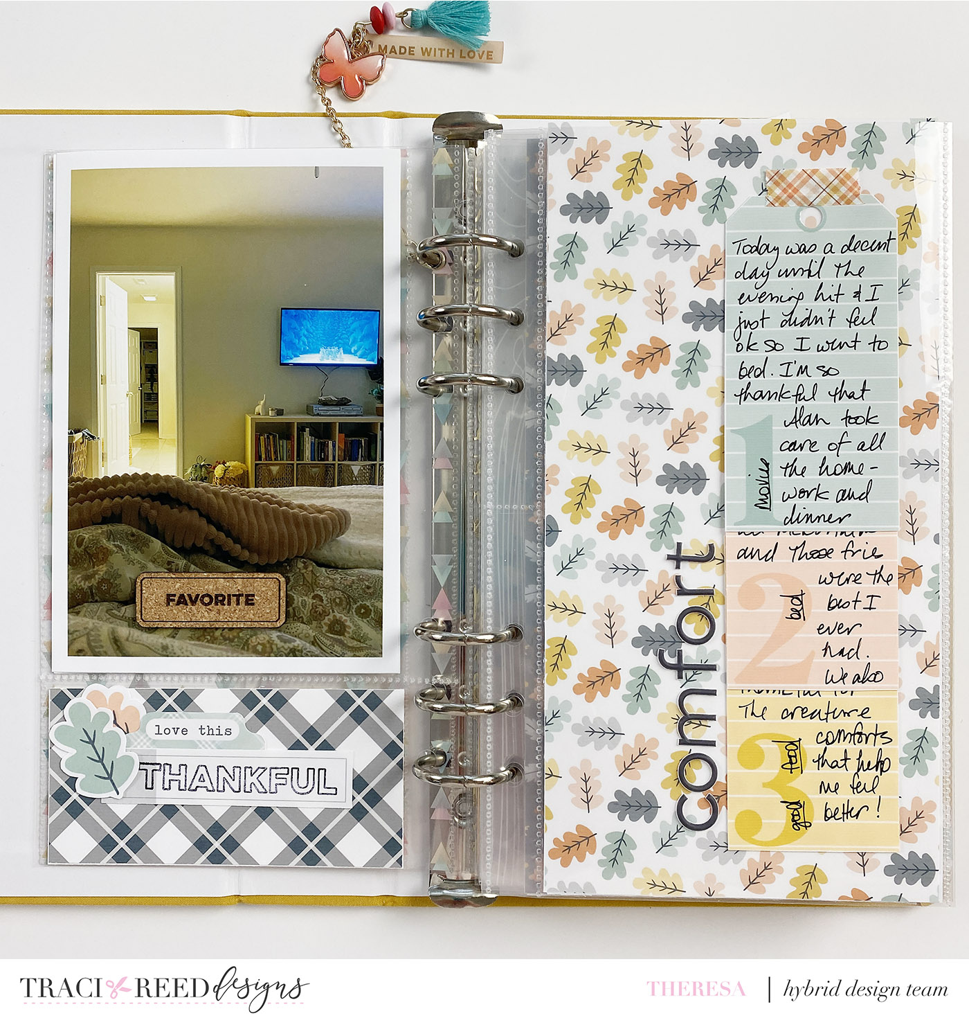 Theresa Moxley Traci Reed Creative Team | November Gratitude Project With Goldenrod Days 01 Through 07