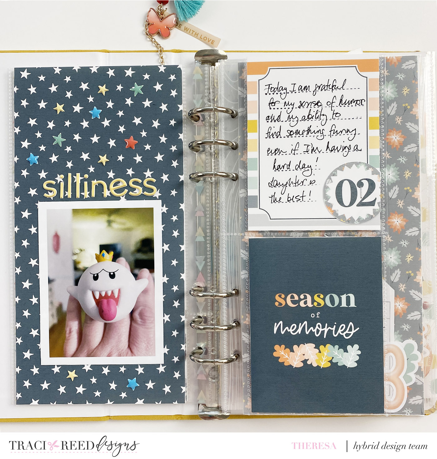 Theresa Moxley Traci Reed Creative Team | November Gratitude Project With Goldenrod Days 01 Through 07