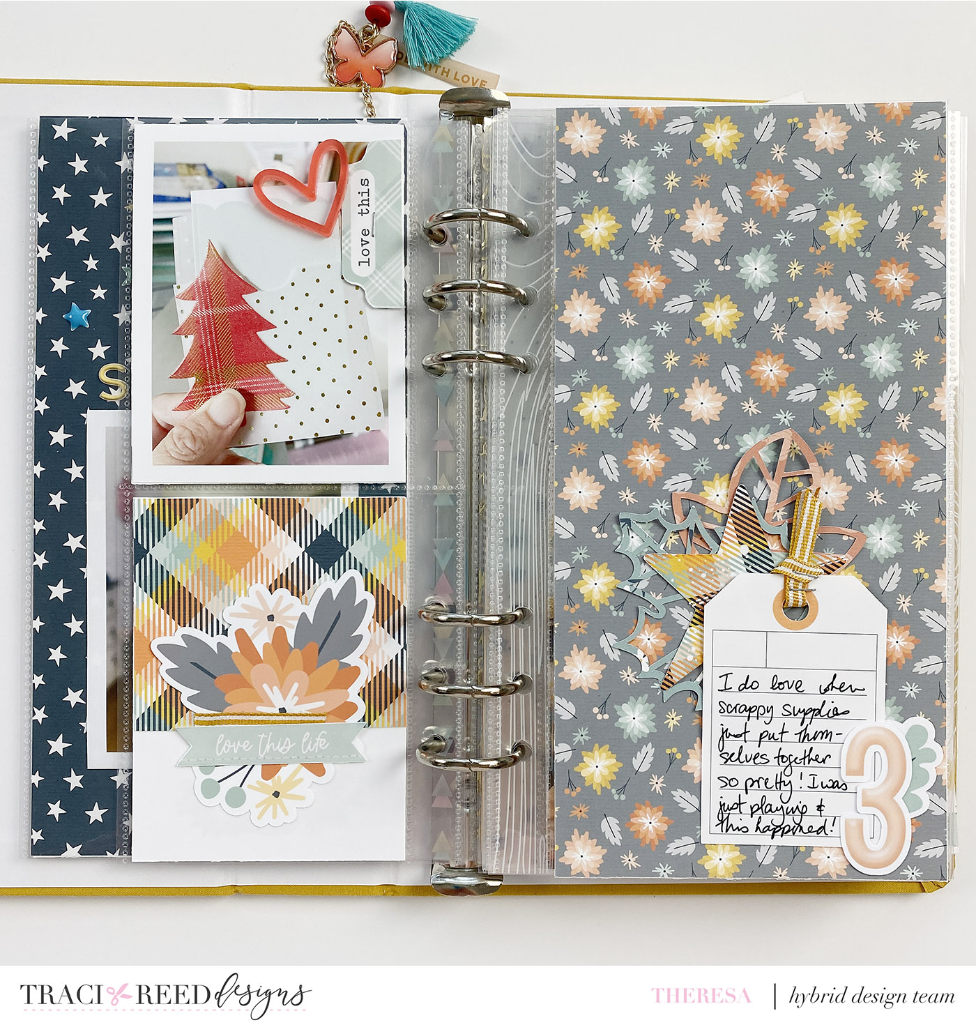 Theresa Moxley Traci Reed Creative Team | November Gratitude Project With Goldenrod Days 01 Through 07