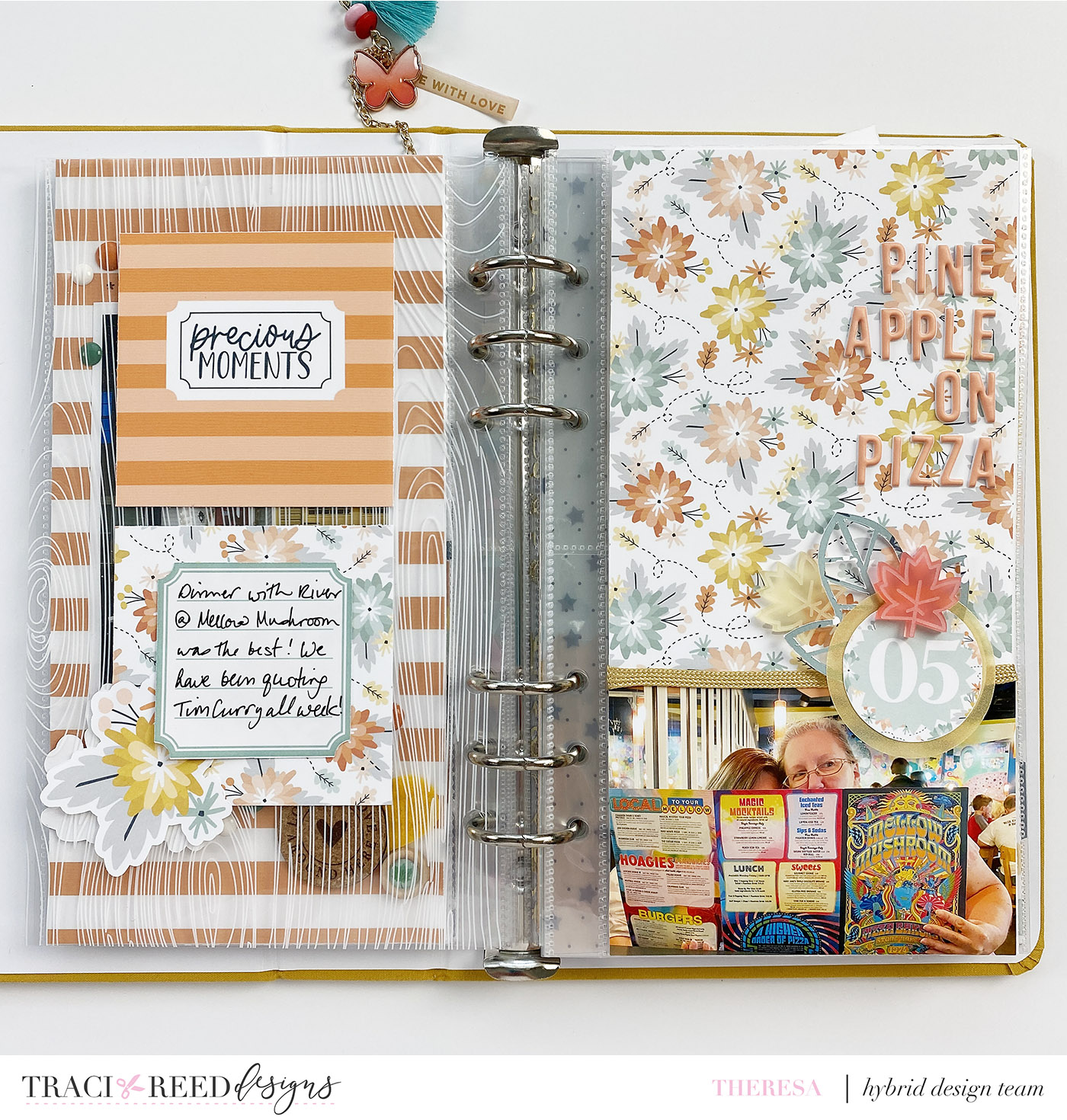 Theresa Moxley Traci Reed Creative Team | November Gratitude Project With Goldenrod Days 01 Through 07