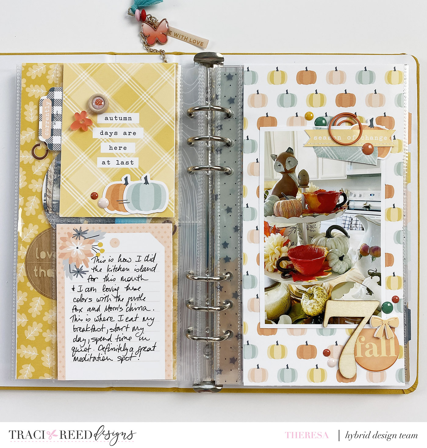 Theresa Moxley Traci Reed Creative Team | November Gratitude Project With Goldenrod Days 01 Through 07