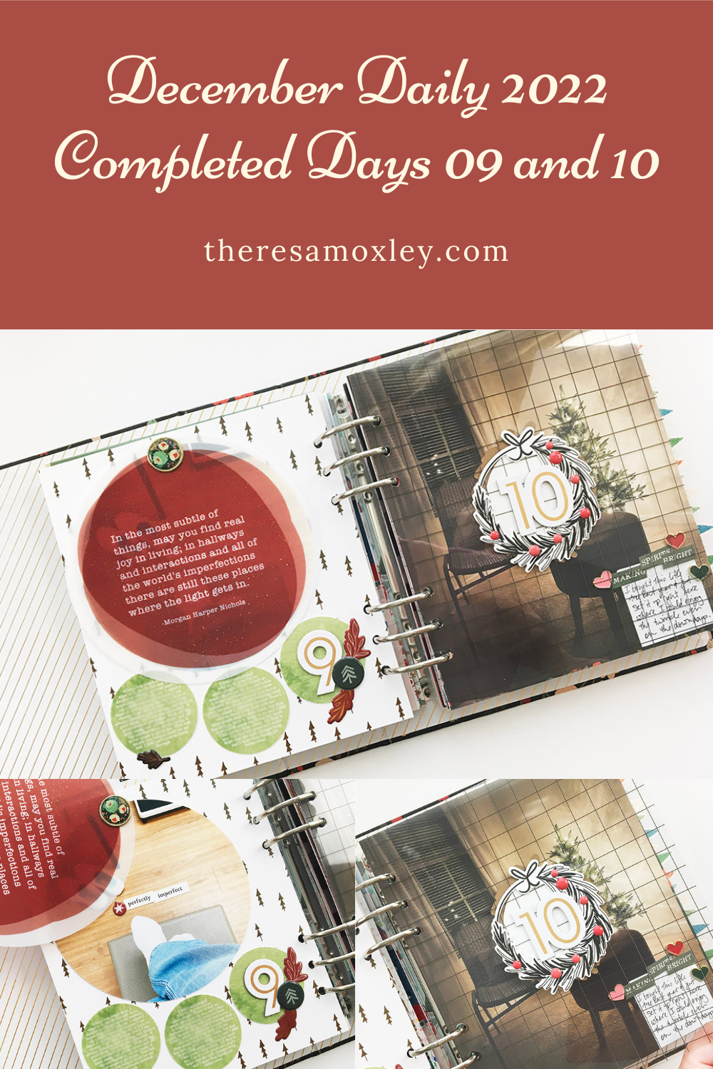 Theresa Moxley December Daily 2022 Days 09 and 10 | Documenting Down Days